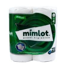 PAPEL HIGIENICO MIMLOT 215 HOJAS X 4